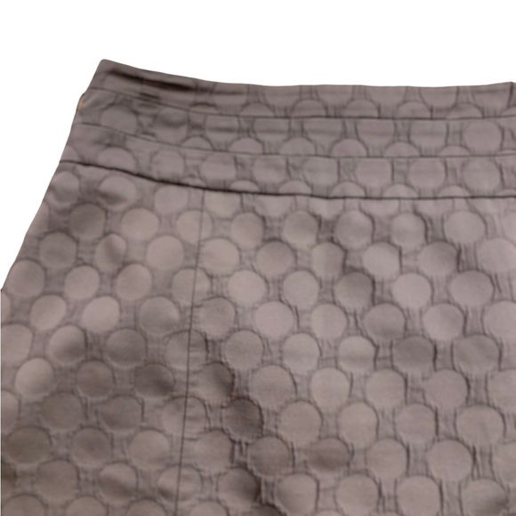 H&M | Gray Circle Print Skirt Size 12 Structured 23 Inch Length - Picture 11 of 13